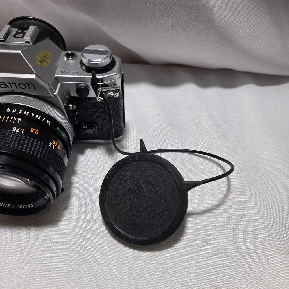 Vintage Canon AE-1 35mm Film Camera w/ Canon FD 50mm f1.4 SSC Lens SLR UNTESTED